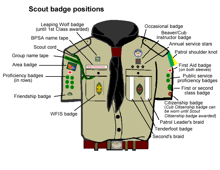 5 Boy Scout Double Badges inc Ext CASTLEFORD 